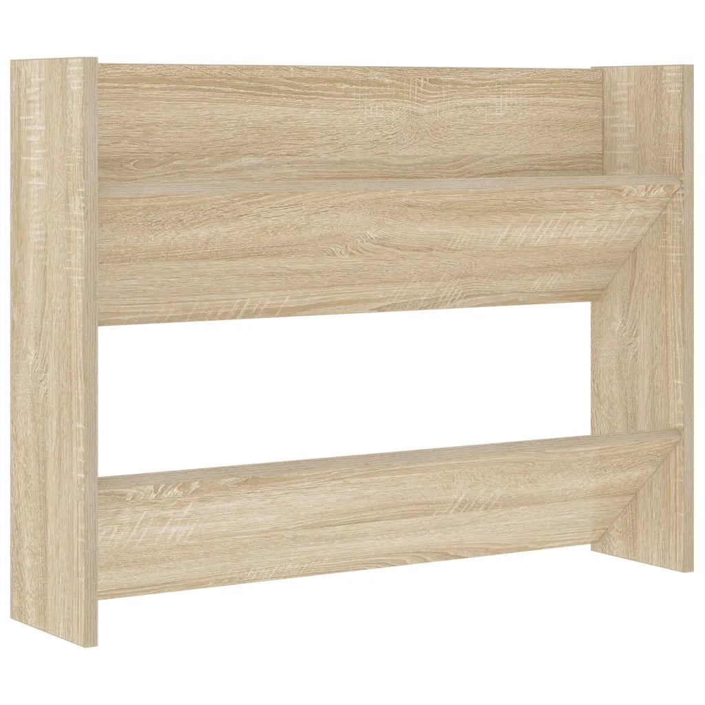 Scarpiere Muro 2 pz Rovere Sonoma 80x18x60cm Truciolato cod mxl 43991