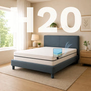 Materasso Memory Piazza e Mezzo 135x190 h 20 cm in Memory Foam. A 7 Zone Differenziate Ortopedico. Rivestimento Cotone Fresco e Traspirante. Made in Italy 100%