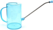 Giocatore di acqua da 15 litri per piante da appartamento - blu con lungo sbriciolatore in acciaio inossidabile