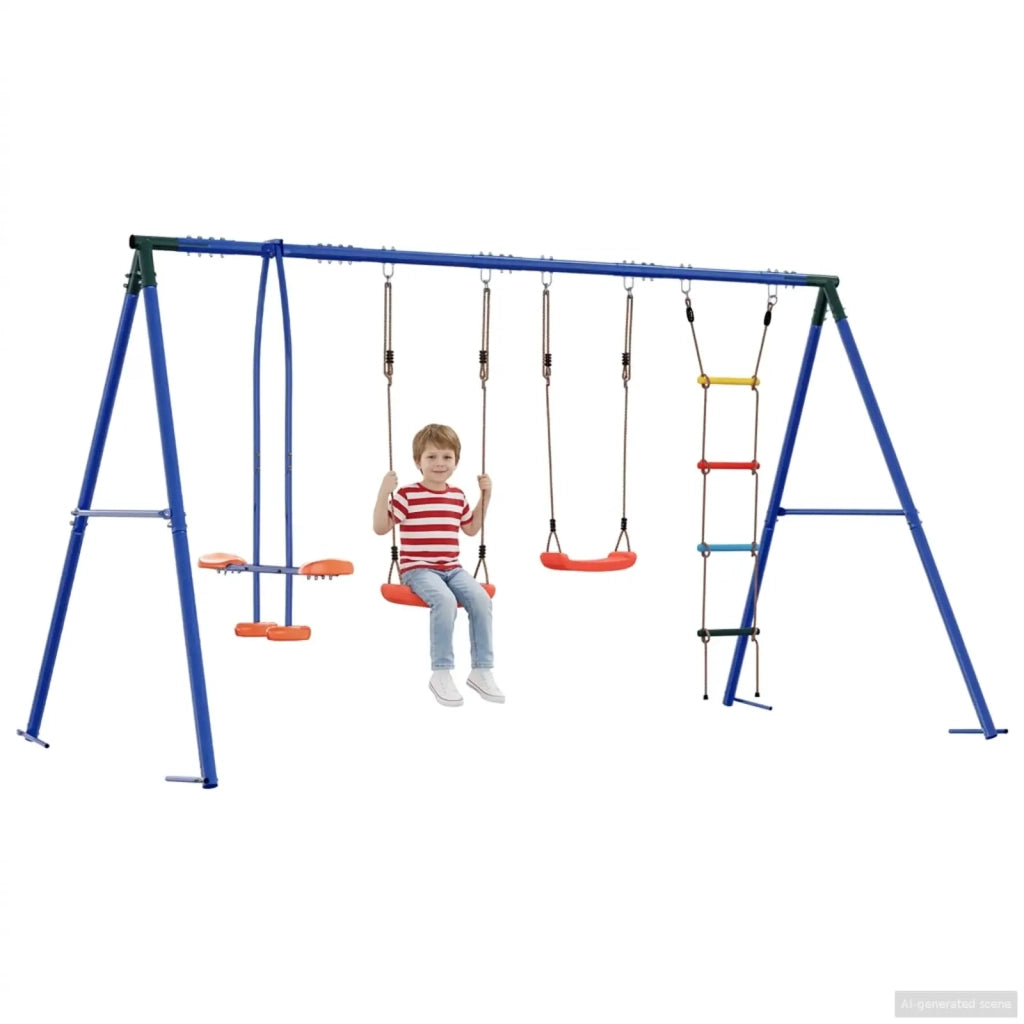 Set di Altalene per Esterni Multicolore 330 x 185 x 185 cm 3429837