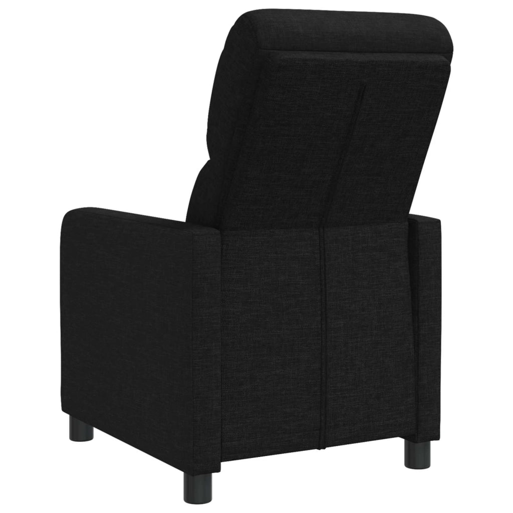 Divano Sedia-Poltrona reclinabile Nero Tessuto 881661
