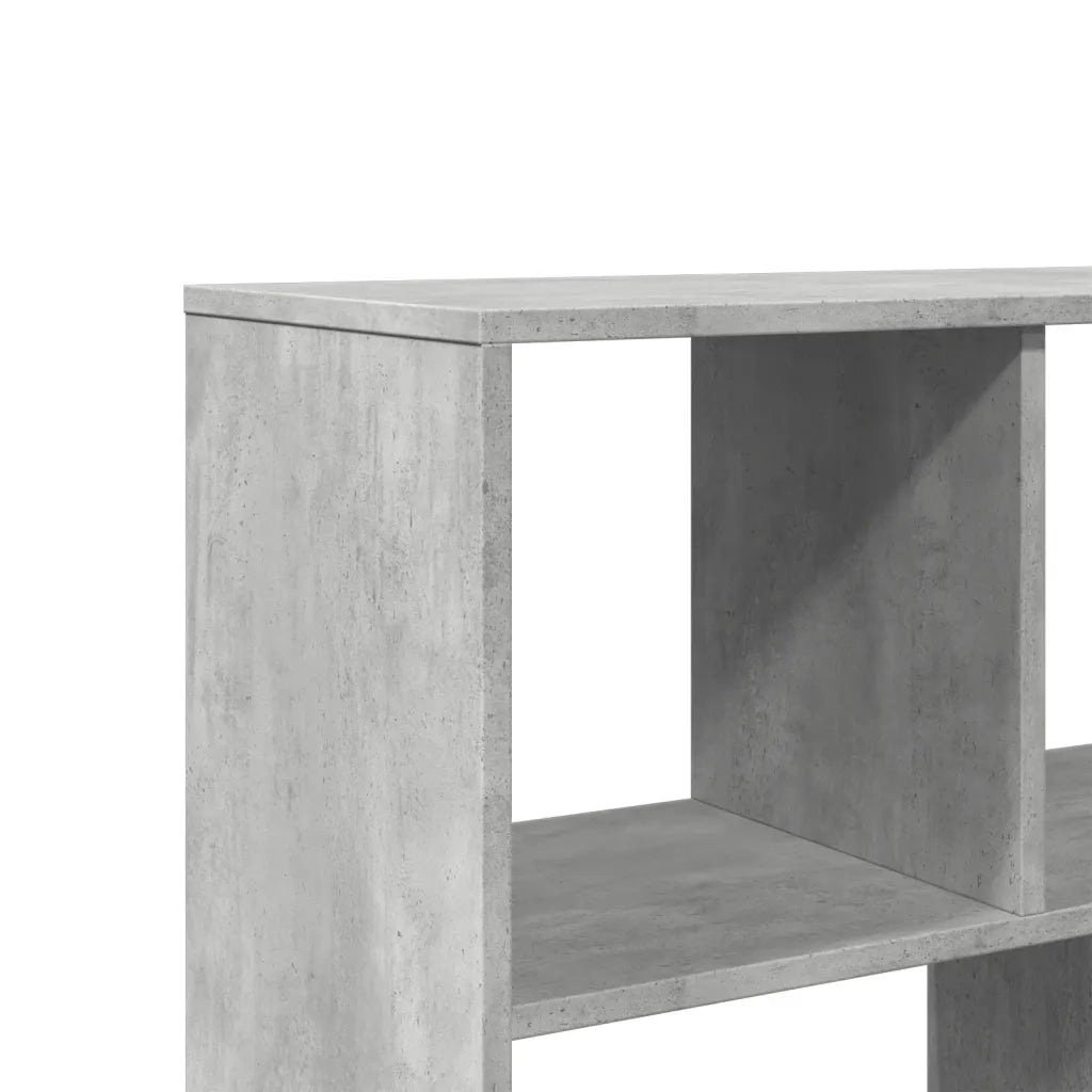Libreria-Scaffale per Libri-Mobile di Stoccaggio Grigio Cemento 100x33x156,5 cm in Truciolato 331259