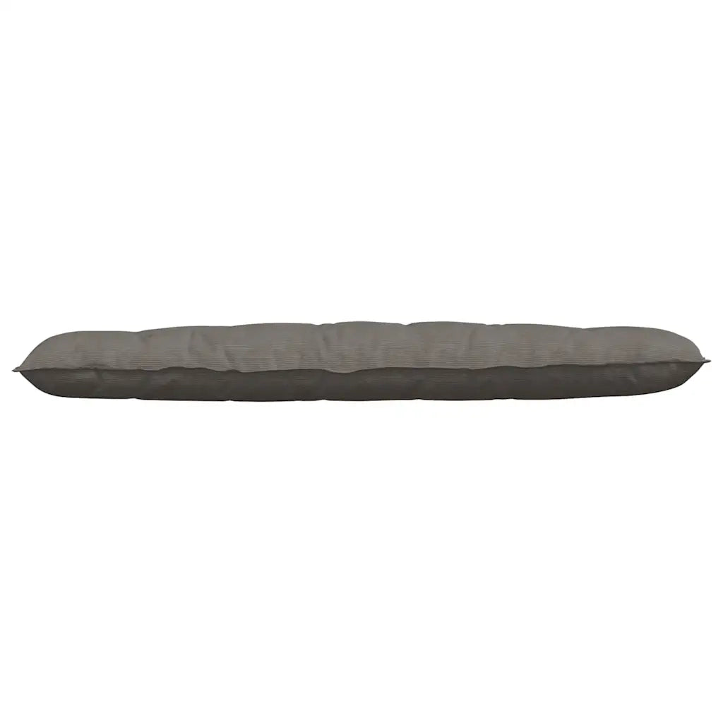 Cuscino per Schiena Grigio chiaro 180 x 50 cm Tessuto in Cords