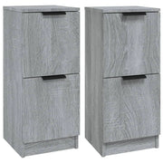 Buffet credenza cassettiera armadio mobile contenitore organizer per cucina soggiorno salotti set di 2 Sonoma 30 x 30 x 70 cm in legno ingegnerizzato grigio 02_0036943