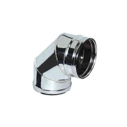 Canna fumaria parete doppia coibentata inox  aria dn 100/120 curva 45 tubo  acciaio  316
