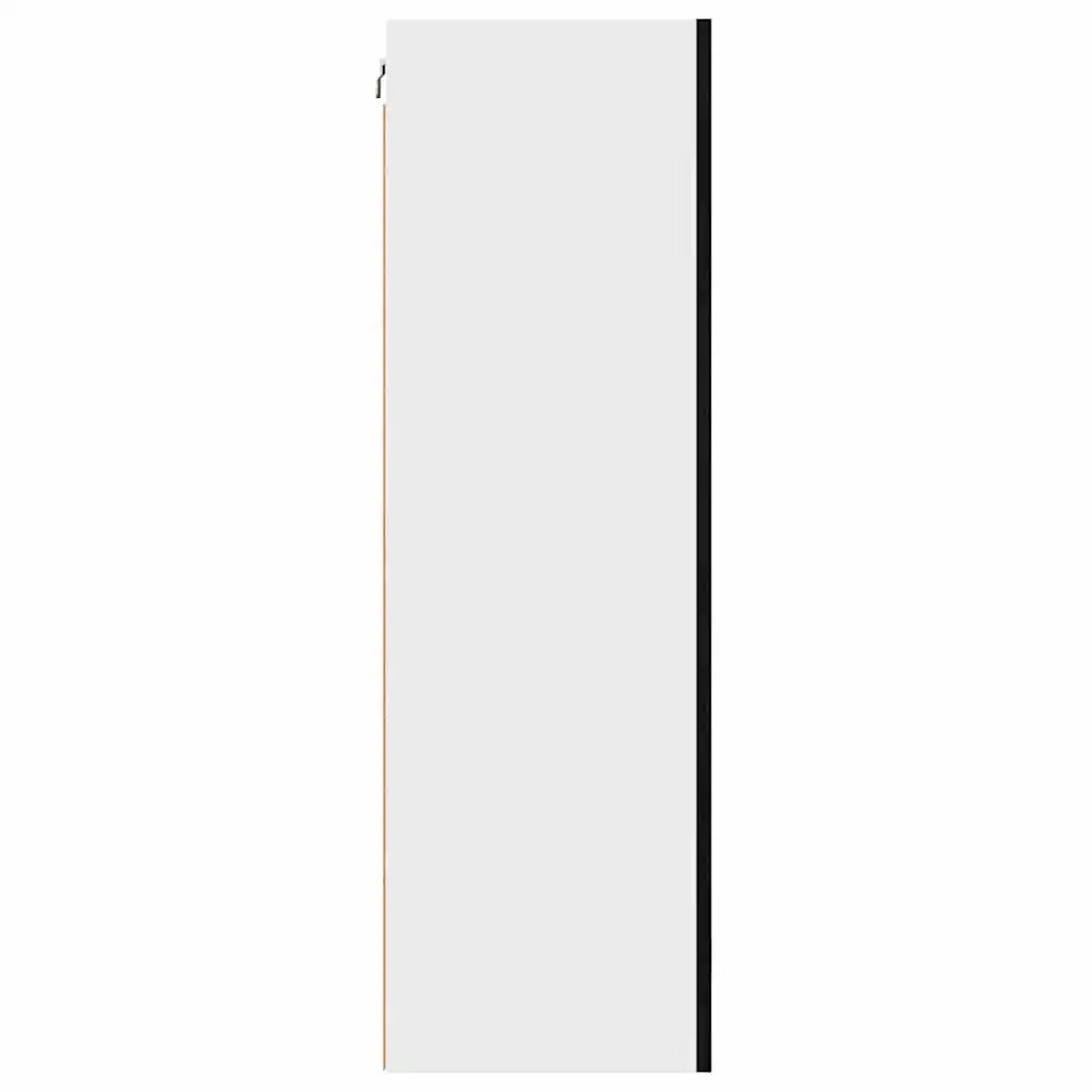 Armadio pensile con porta Rovere Nero e Bianco 50 x 31 x 100 cm 884347
