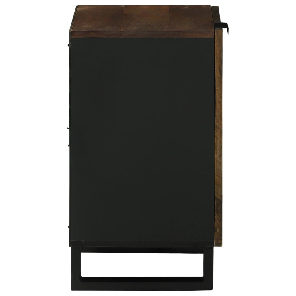 Armadio da bagno 38x33.5x58 cm in legno massello di mango