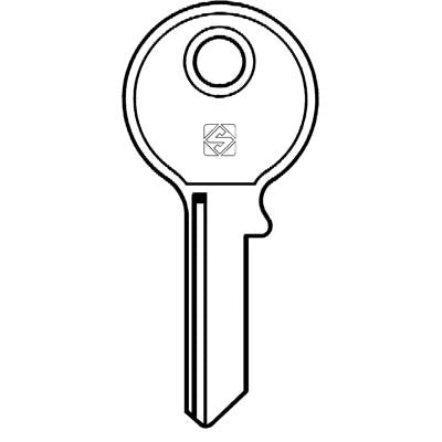 CHIAVE PIATTA GLOBE GL17R SILCA - ACCIAIO NICHELATO- 10 pezzi
