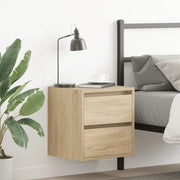 Comodino a Muro Rovere Sonoma 38x34x40 cm 861251