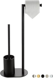 Toilette con appoggio carta e spazzola - design moderno - 1 pezzo - diverse colori