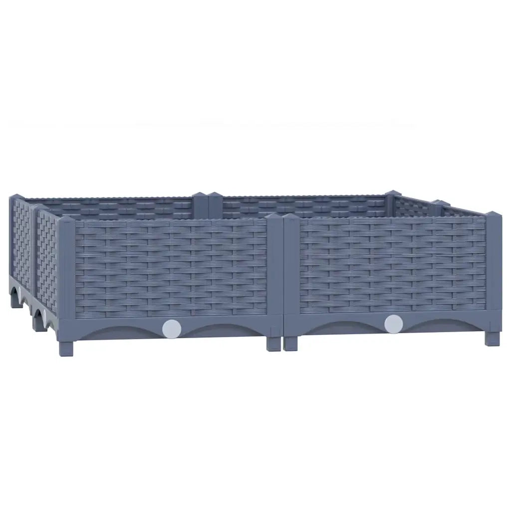 Fioriera Rialzata 80x80x23 cm in Polipropilene 310410