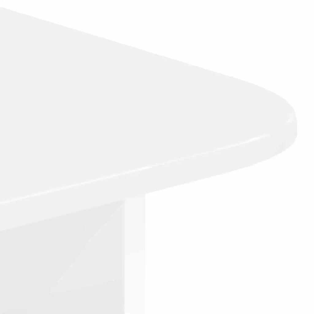 Tavolino da salotto Bianco Lucido 93 x 53 x 33 cm 891144