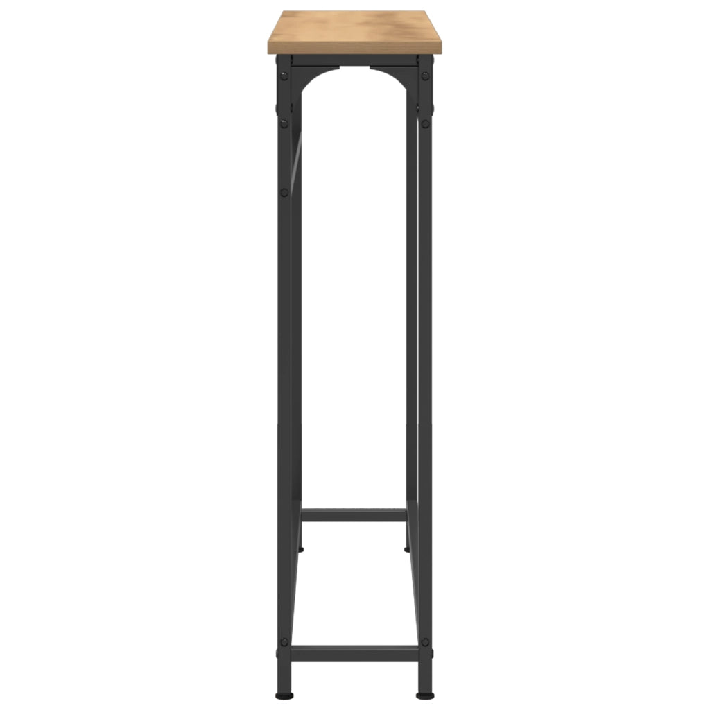 Tavolo consolle Rovere artigianale 75 x 19,5 x 75 cm 863504