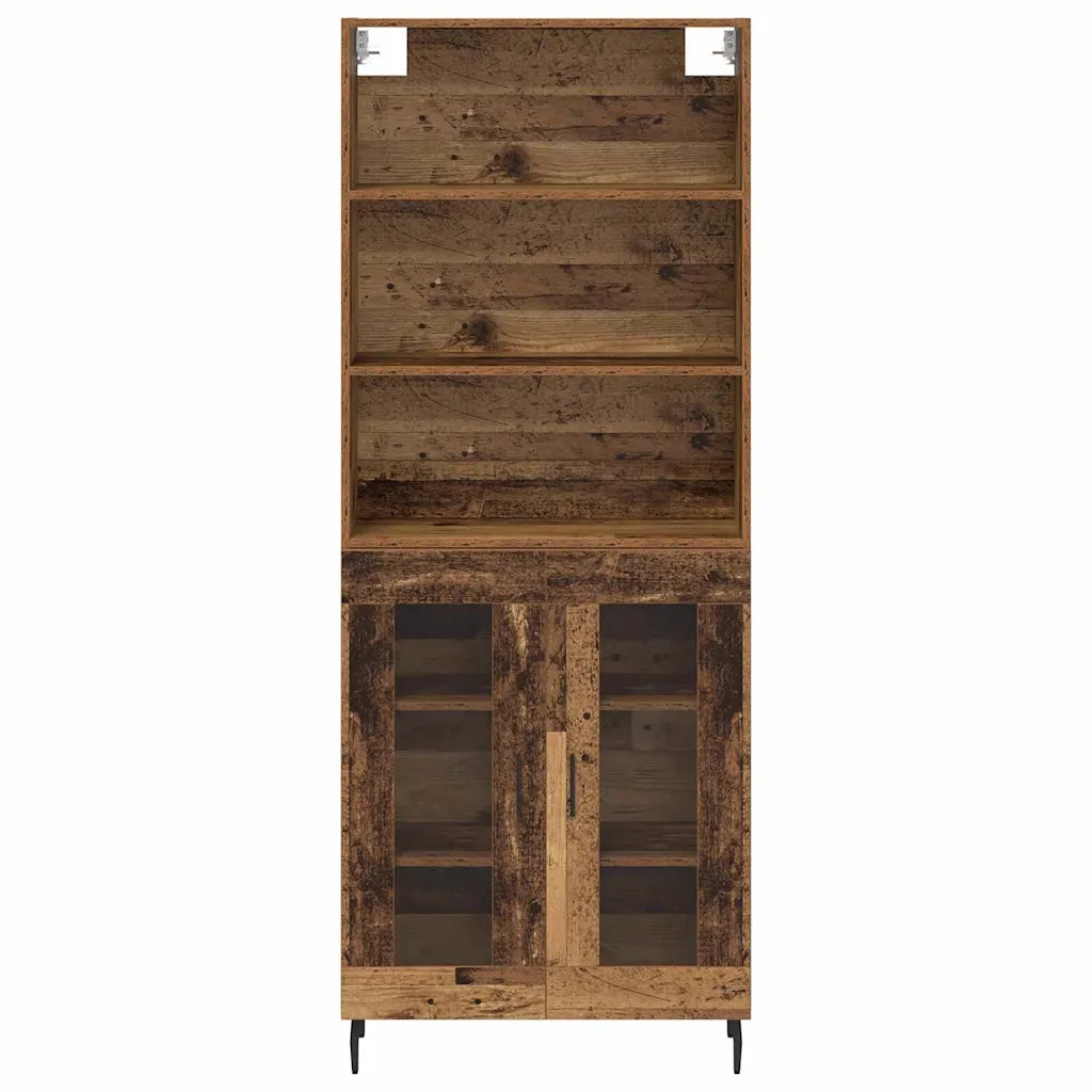 Credenza-Buffet-Armadio da cucina Legno vecchio 69,5 x 34 x 180 cm 192840