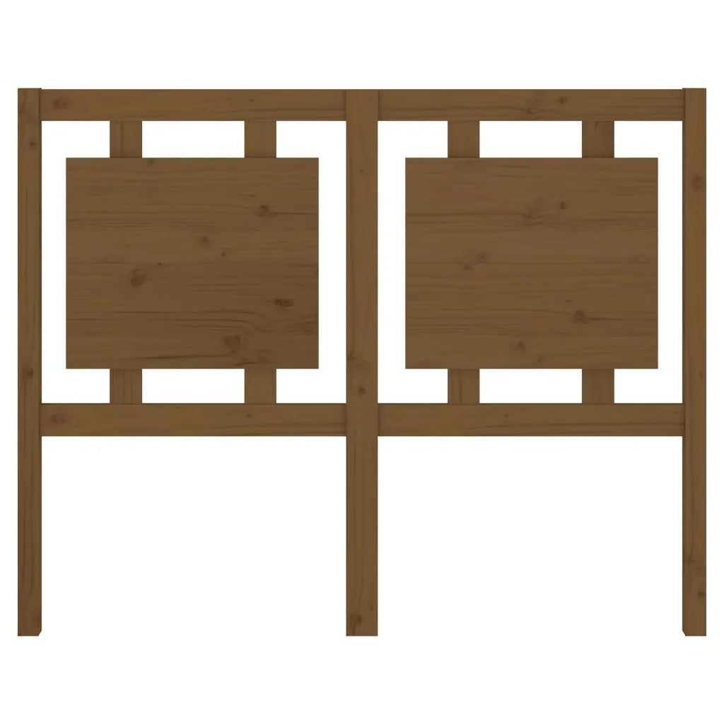 Testiera per Letto ambra 125,5x4x100 cm Legno Massello di Pino 817933