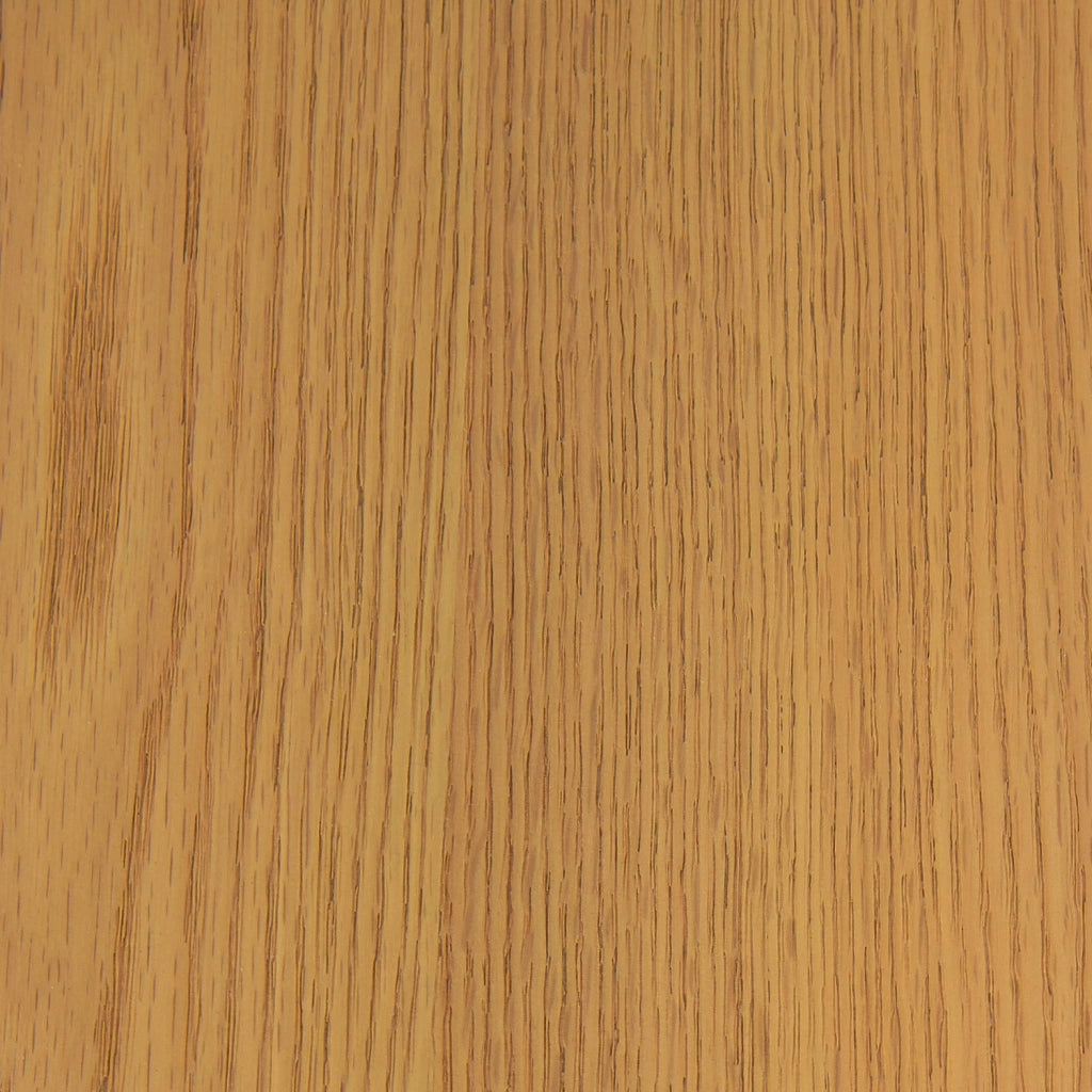 Consolle ovale in legno di hevea impiallacciato rovere, quercia