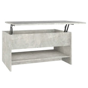 Tavolino da salotto | Tavolino da caff¨¨ | Tavolino da Soggiorno Grigio Cemento 80x50x40cm Legno Multistrato