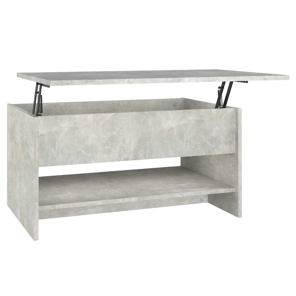 Tavolino da salotto | Tavolino da caff¨¨ | Tavolino da Soggiorno Grigio Cemento 80x50x40cm Legno Multistrato