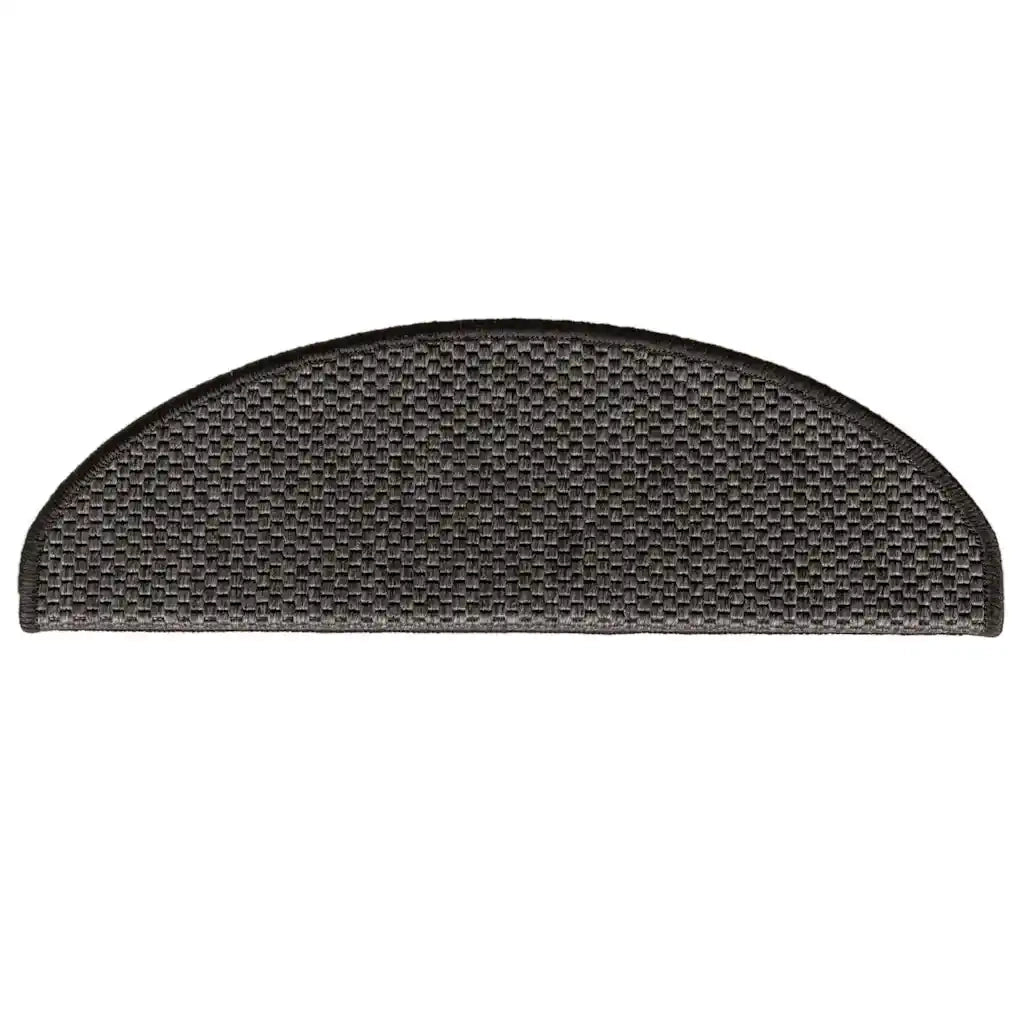 Tappeti Adesivi Scale Aspetto Sisal 30 pz 65x21x4 cm Antracite 3365873