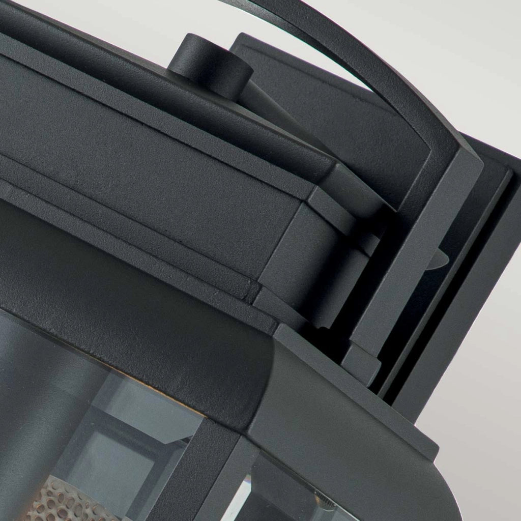 Applique esterno Byron grafite E27 60W in alluminio Quoizel