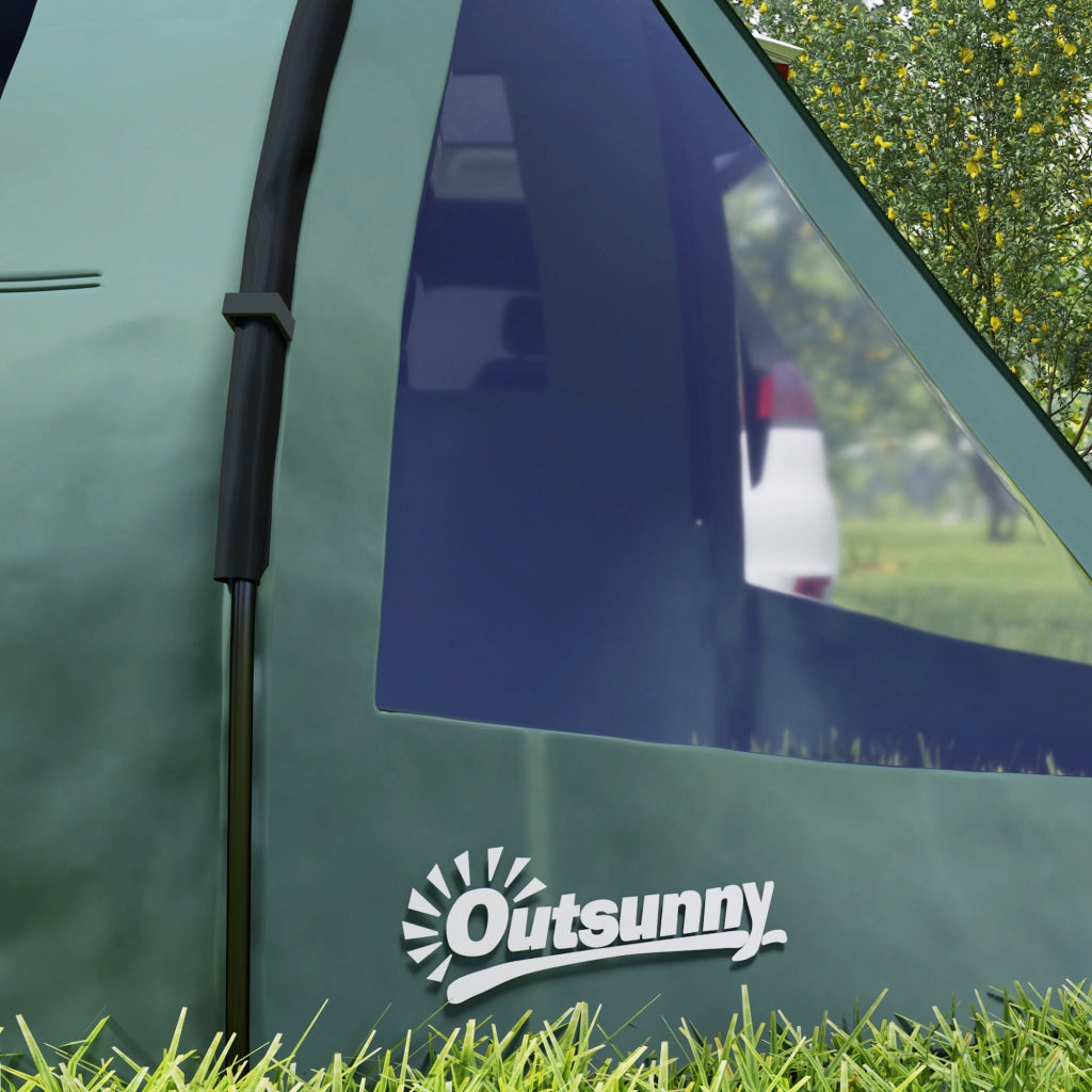 Tenda da Campeggio 3 Posti Impermeabile ¨C zephmum ¨C Verde 475x264x172 cm
