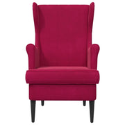 Poltrona | Sedia Relax Rosso Vino Velluto