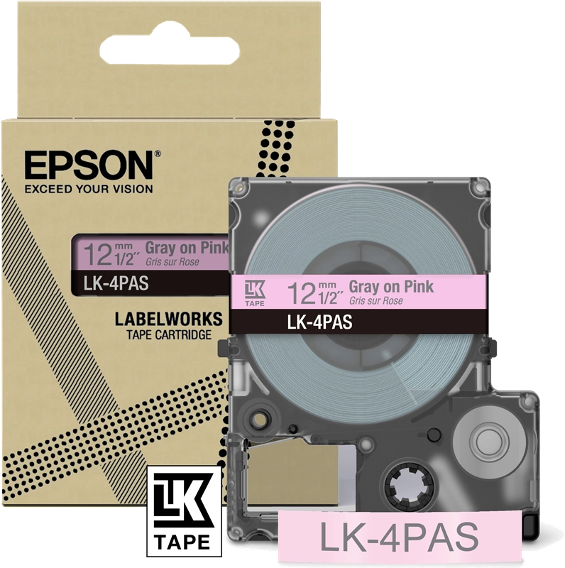 Epson LK-4PAS Grigio, Rosa