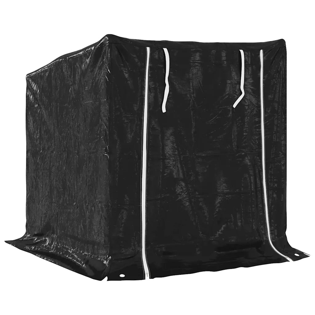 Rastrelliera per Legna con Copertura Antipioggia 101x61x110,5cm CFW3319602