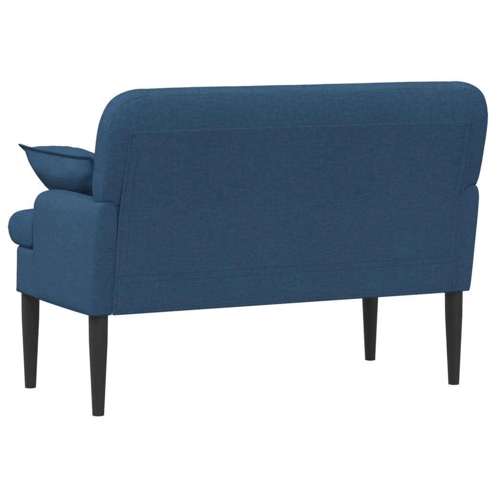 Loveseat con bottoni imbottiti Blu 111 x 68 x 80 cm Tessuto 42041804