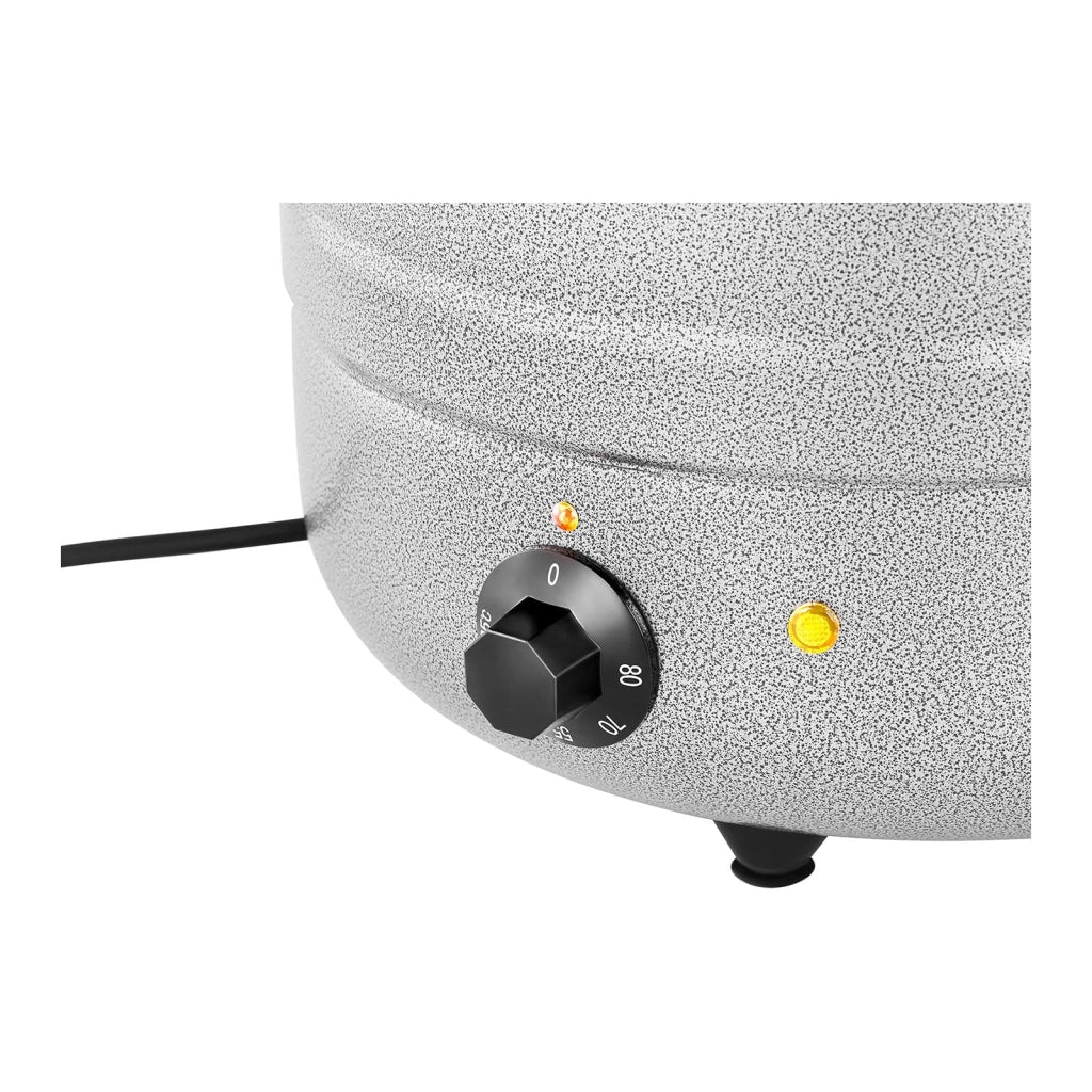 Zuppiera elettrica professionale (400 watt 10 litri 35 - 80 °C argento acciaio e acciaio inox) 14_0004128