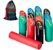 Gioco da lancio estivo per famiglia e amici - Set completo con pezzo reale e bastoni - Gioco educativo e sportivo per tutti - Ideale per feste, barbecue e ricreazione all'aperto