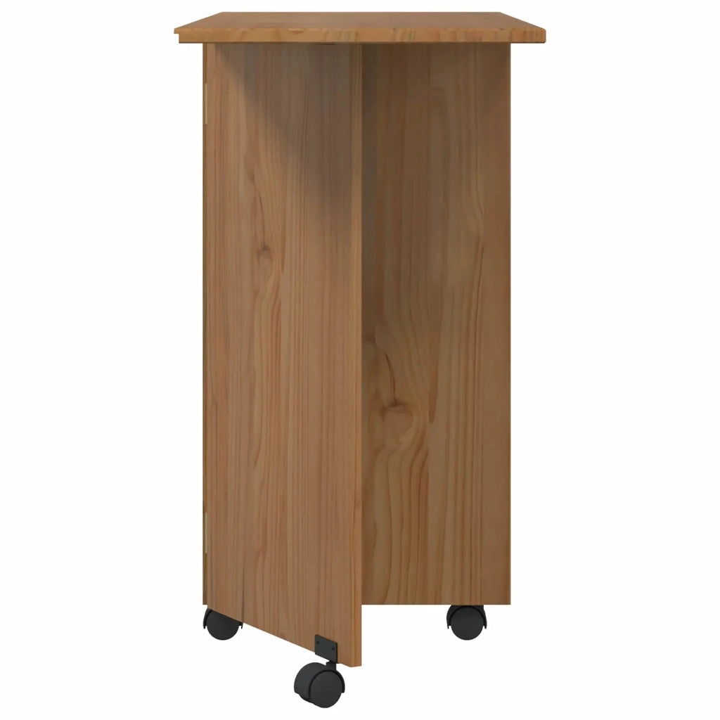 Mobiletto con cassetti e piano pieghevole CORONA Marrone Miele 42040539