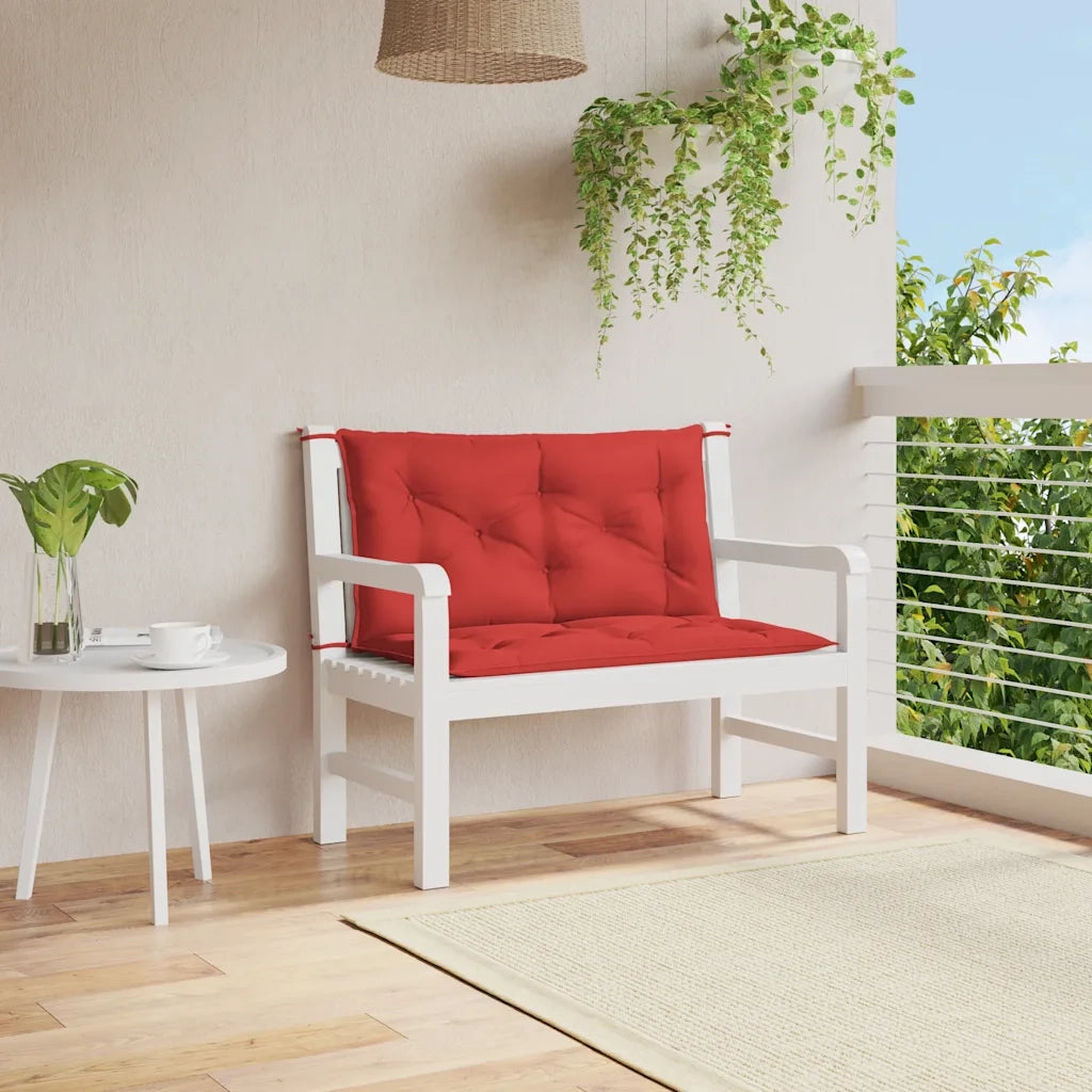 Cuscino per Panca Rosso 100x(50+50)x7cm in Tessuto Oxford 314998