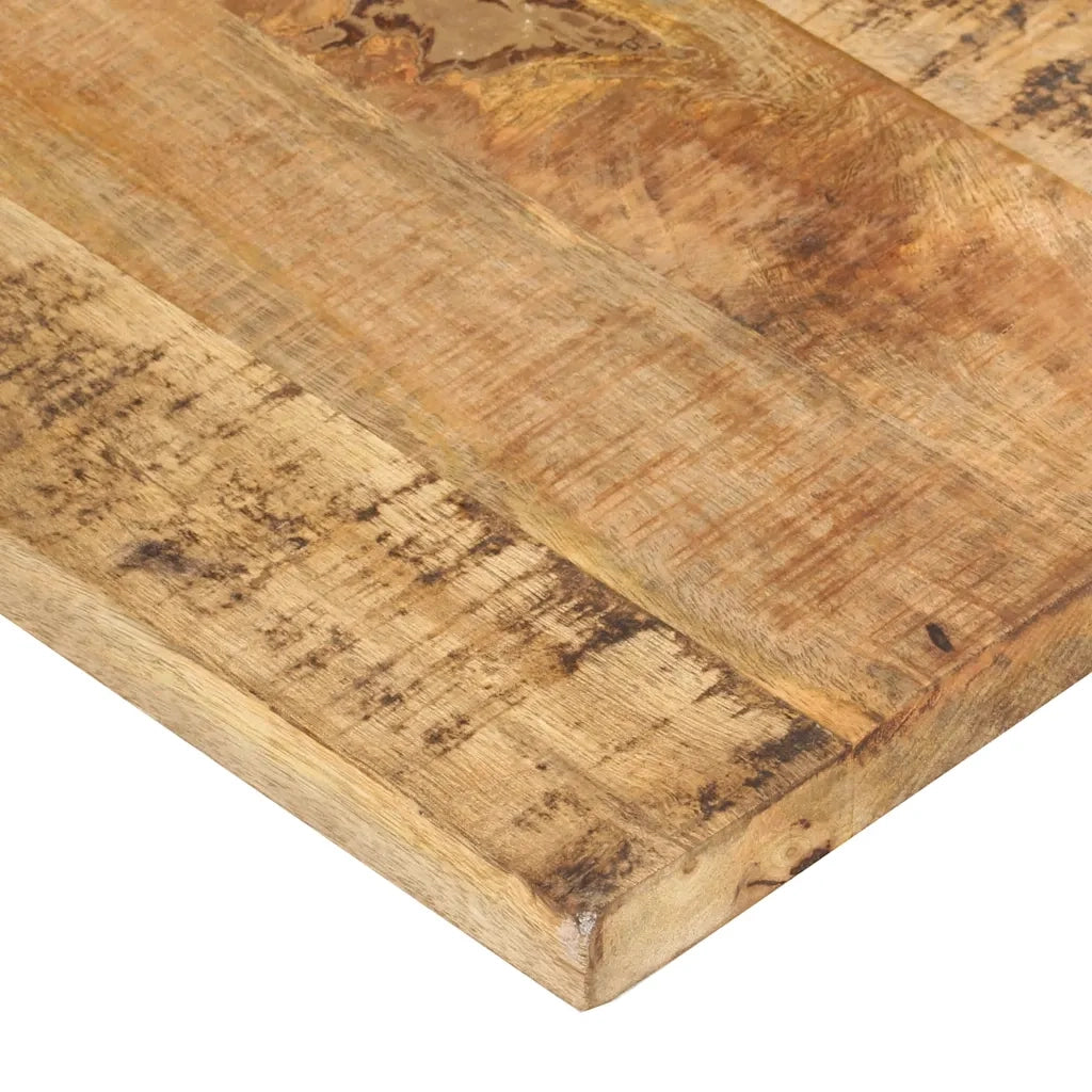Piano Tavolo in Legno Massello di Mango 25-27 mm 140x60 cm 286026