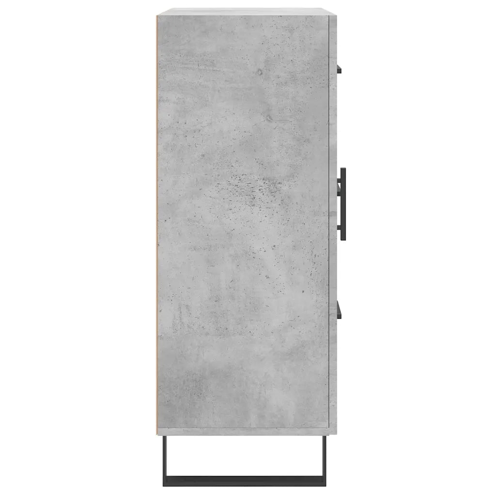 Credenza Grigio Cemento 69,5x34x90 cm in Legno Multistrato 827944