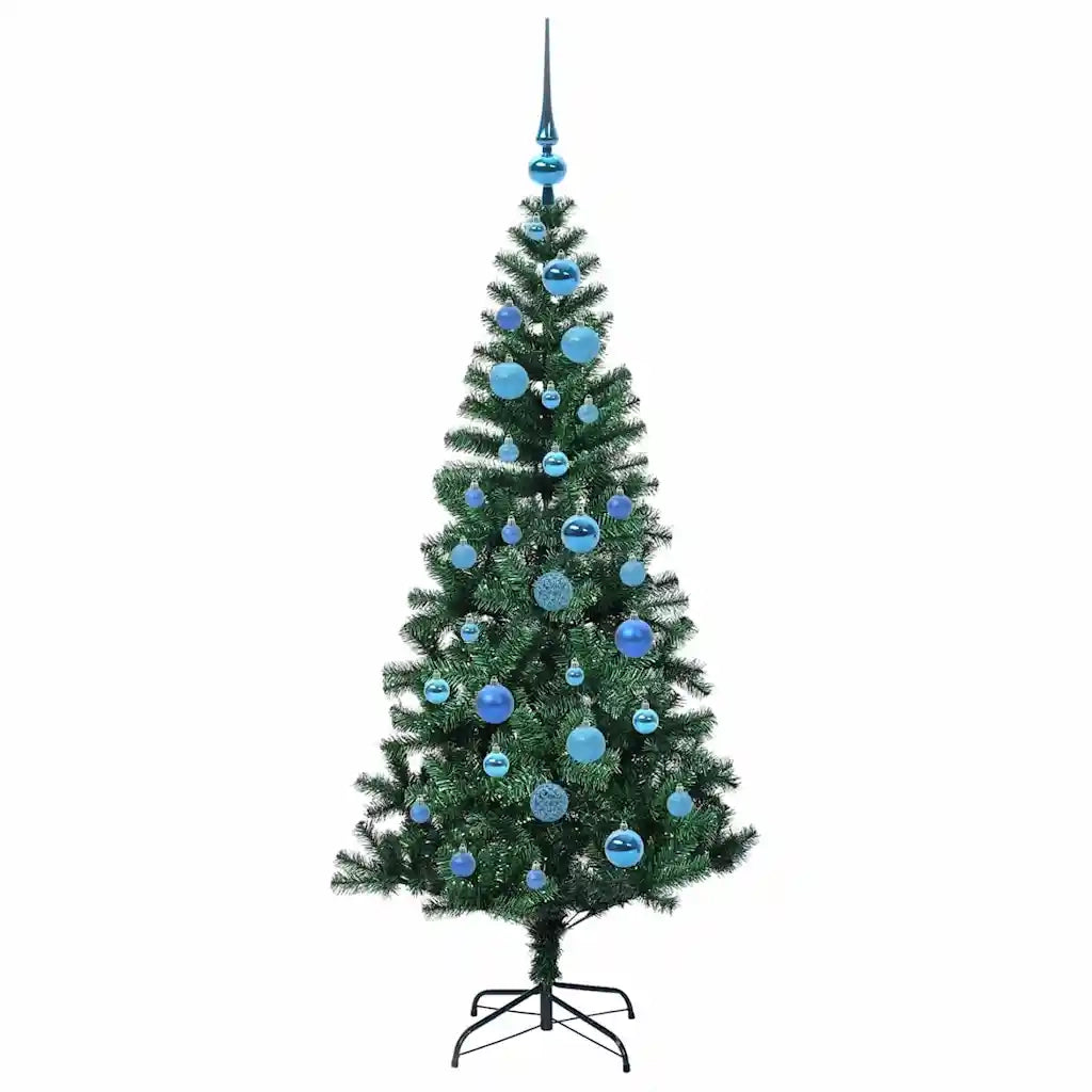Albero di Natale | Decorazioni natalizie artificiale con luci integrate Verde 150 cm