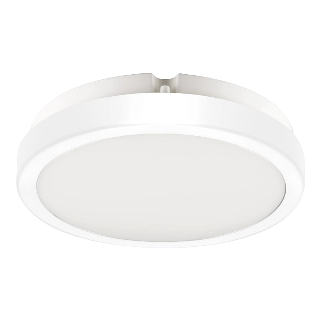 Plafoniera tonda 18cm LED 12W 4000K IP65 bianca Eko-Light