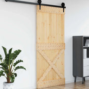 Porta NARVIK Naturale 100 x 210 cm Legno di pino solido 42047099