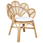 Sedia pavone sedia in cotone rattan giardino esterno interno boho