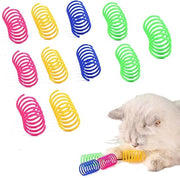 Giocattolo Interattivo per Gatti - Rotore Colorato - Sicuro e Duraturo - Adatto a Gatti e Gattini - 20 Spire - Modello senza marchio