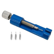 Strumento per rimuovere cinture orarie - Materiale metallico - 1 pezzo - Colore blu - Dimensioni 5,4 x 1,4 x 1,2 cm