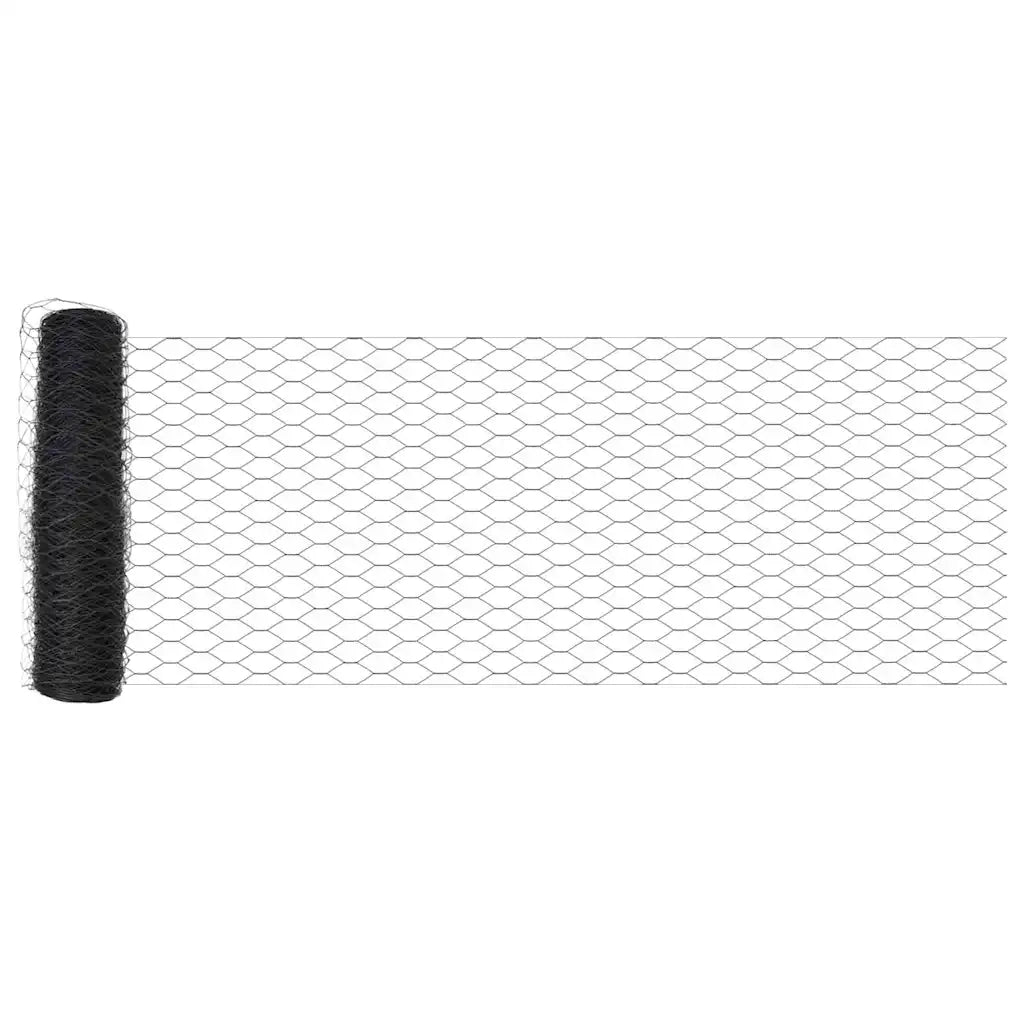 Palo della recinzione Grigio 25 x 0,6 m (rete 50 mm)