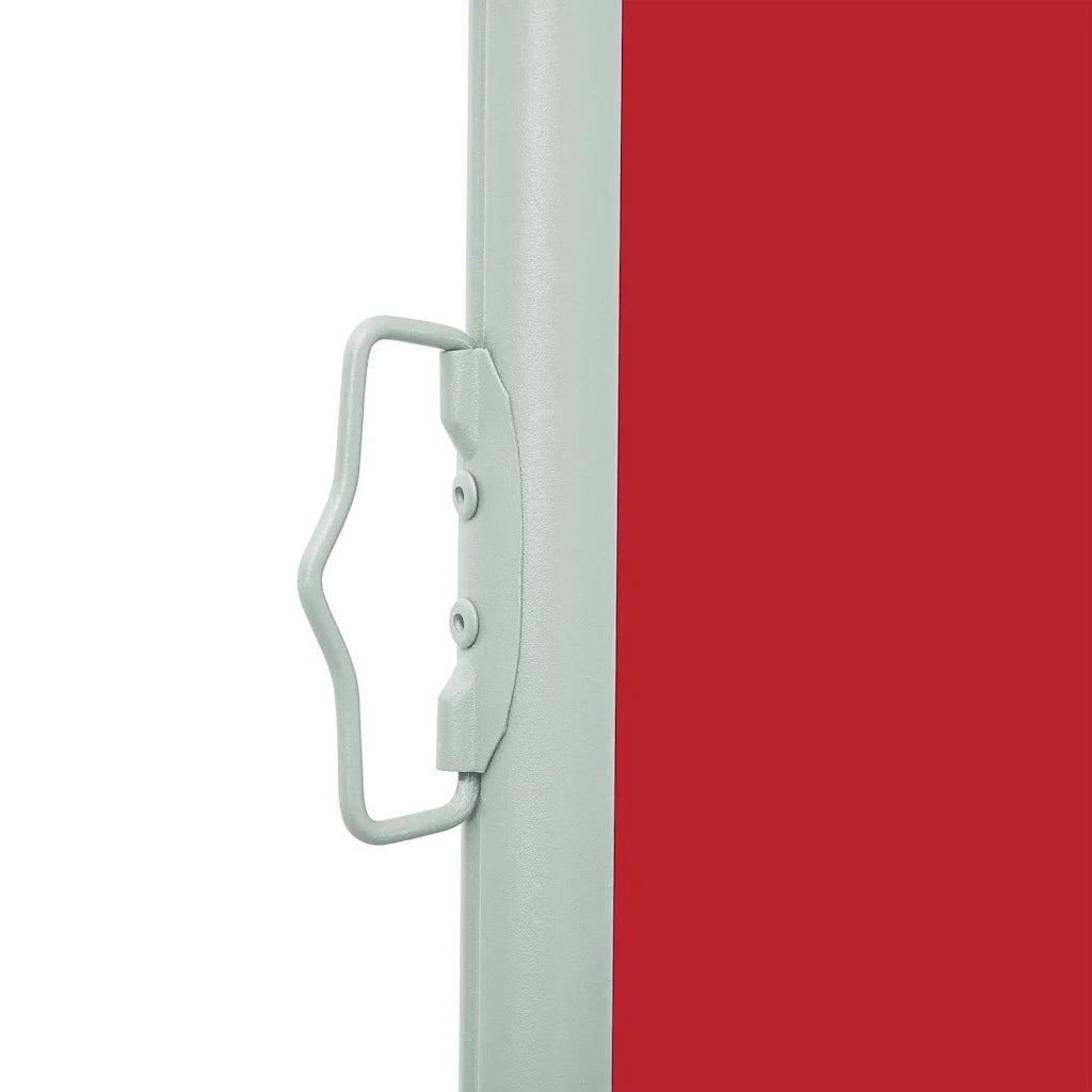 Tenda Laterale Retrattile per Patio 120x500 cm Rossa 48391