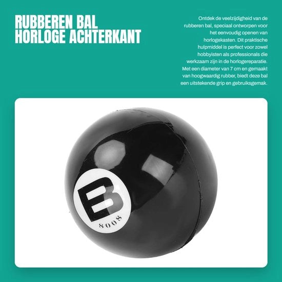 Ballo di gomma per orologeria 7 cm - Ballo opzionabile per orologeria - Facile da utilizzare - Apriballoon orologio - Materiale premium