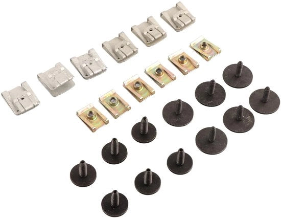 Viti di fissaggio 24 pezzi - Componenti di fissaggio - Viti di sostituzione - Materiale metallico - Compatibile con la classe C W203/W204 - Codice OE: MC3003 - Viti di fissaggio