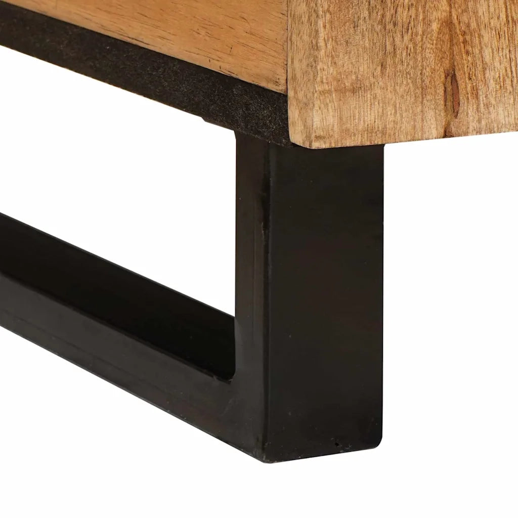 Tavolino da salotto Rovere artigianale 100 x 54 x 40 cm 4018056
