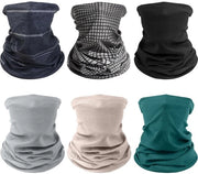 Sciarpa multifunzionale per collo - 6 pezzi - Unisex - Impermeabile - Microfibre poliestere - Rapido assorbimento - Sciarpa