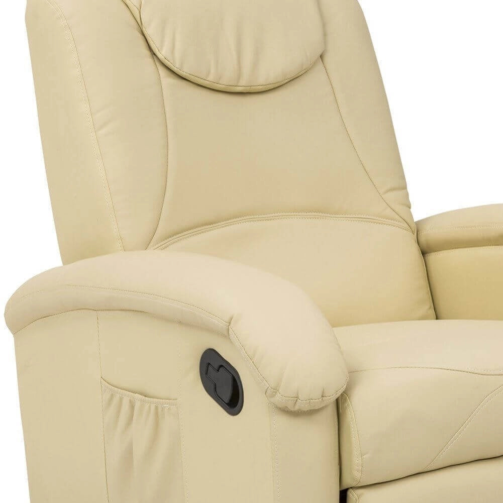 Poltrona reclinabile in Ecopelle cm 75x89x100 - NET