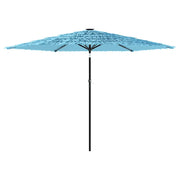 Ombrello | Parasolne Giardino con Palo in Acciaio Blu 288x288x225 cm