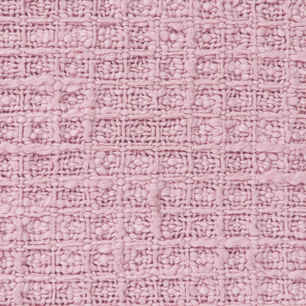 Set di 2 cuscini in cotone con nappe 40 x 60 cm Rosa soggiorno elegante accogliente